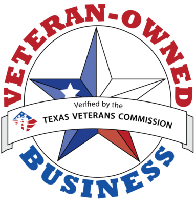 Certified Veteran Owned by the Texas Veterans Comission