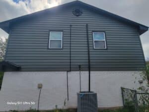 Right Side view of the Kern Siding Project
