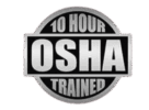 OSHA 10 hour trained logo