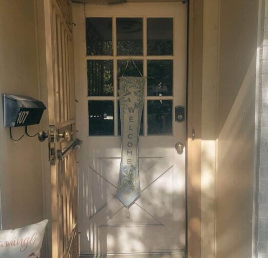 This is an old front door in Duncanville Texas-about to be replaced by ProTex Remodeling