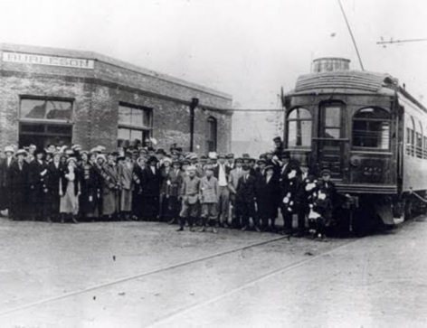Burleson Texas Interurban Historical Depot
